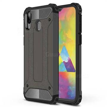 King Kong Armor Premium Shockproof Dual Layer Rugged Hard Cover for Samsung Galaxy M20 - Bronze