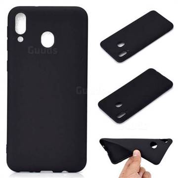 Candy Soft TPU Back Cover for Samsung Galaxy M20 - Black