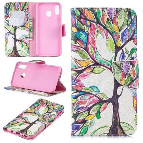 The Tree of Life Leather Wallet Case for Samsung Galaxy M20
