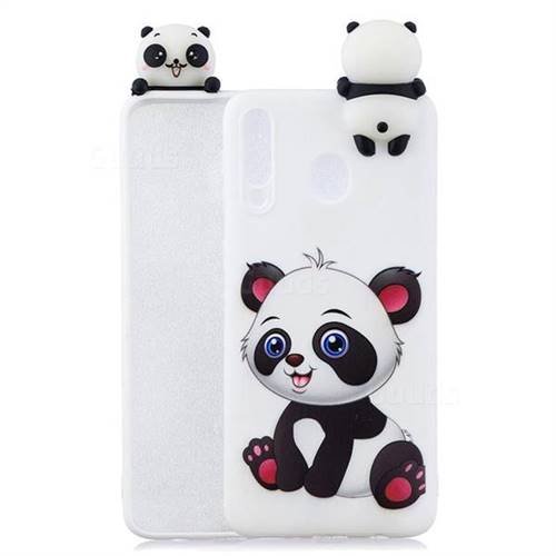 Panda Girl Soft 3D Climbing Doll Soft Case for Samsung Galaxy M30