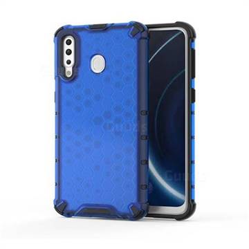 Honeycomb TPU + PC Hybrid Armor Shockproof Case Cover for Samsung Galaxy M30 - Blue