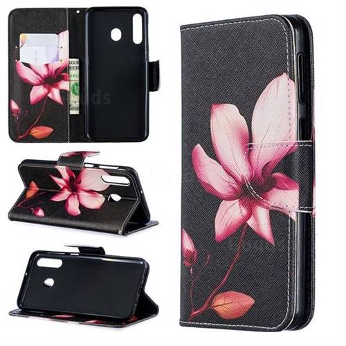 Lotus Flower Leather Wallet Case for Samsung Galaxy M30