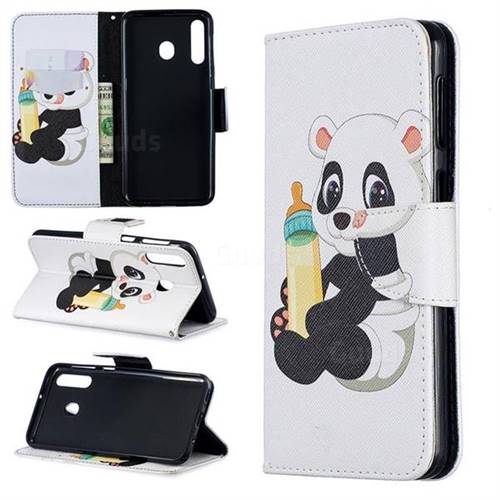 Baby Panda Leather Wallet Case for Samsung Galaxy M30