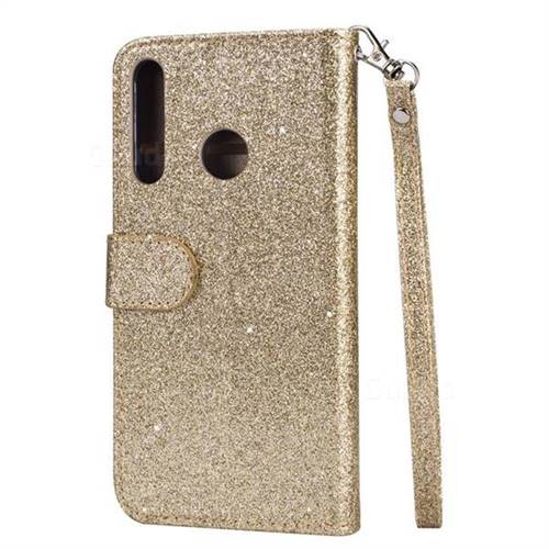 Glitter Shine Leather Zipper Wallet Phone Case for Samsung Galaxy