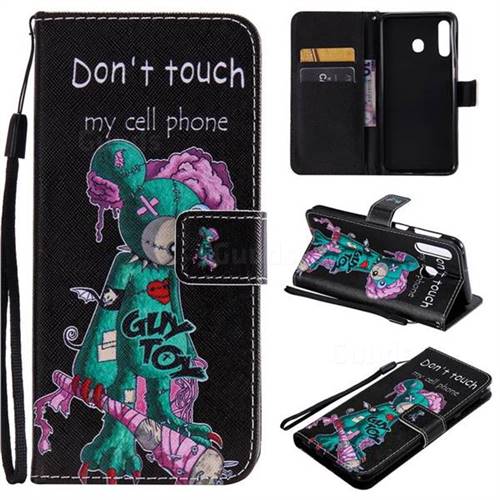 One Eye Mice PU Leather Wallet Case for Samsung Galaxy M30