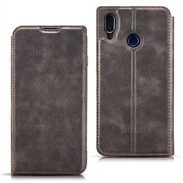 Ultra Slim Retro Simple Magnetic Sucking Leather Flip Cover for Samsung Galaxy M30 - Starry Sky