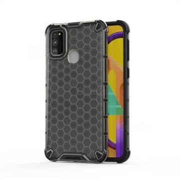 Honeycomb TPU + PC Hybrid Armor Shockproof Case Cover for Samsung Galaxy M30s - Gray