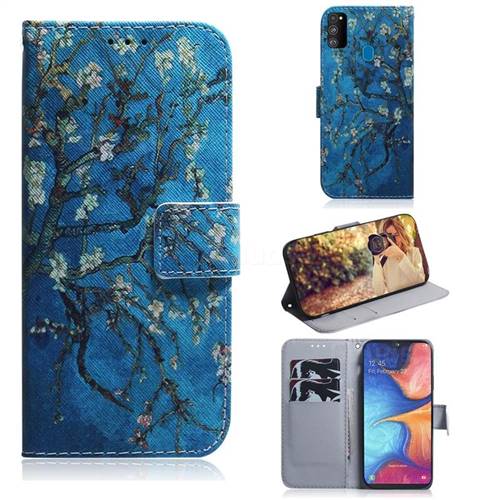 Apricot Tree PU Leather Wallet Case for Samsung Galaxy M30s