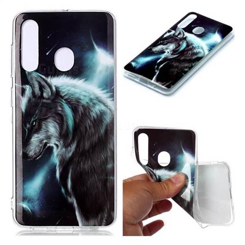 Fierce Wolf Soft TPU Cell Phone Back Cover for Samsung Galaxy M40
