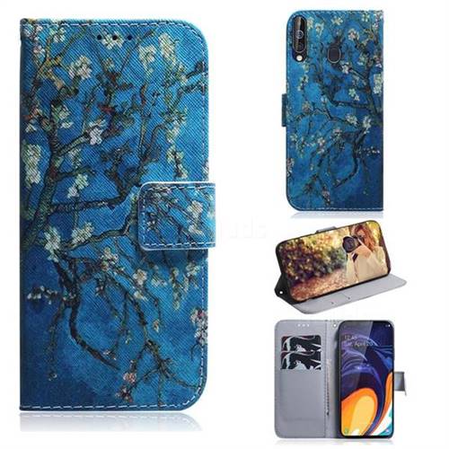 Apricot Tree PU Leather Wallet Case for Samsung Galaxy M40