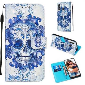 Cloud Kito 3D Painted Leather Wallet Case for Samsung Galaxy M40