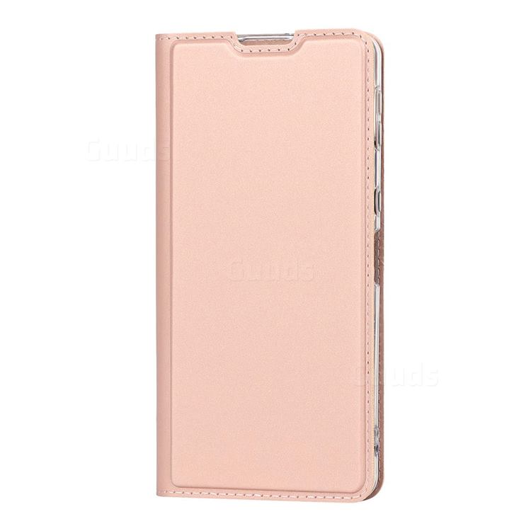 Ultra Slim Card Magnetic Automatic Suction Leather Wallet Case for