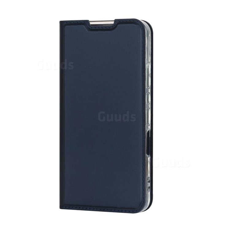 Ultra Slim Card Magnetic Automatic Suction Leather Wallet Case for