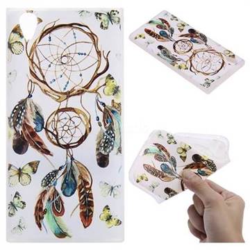 Color Wind Chimes 3D Relief Matte Soft TPU Back Cover for Sony Xperia L1 / Sony E6