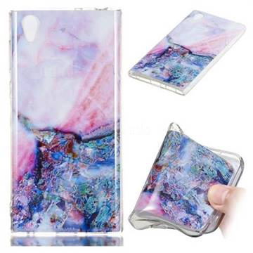 Purple Amber Soft TPU Marble Pattern Phone Case for Sony Xperia L1 / Sony E6