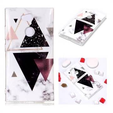 Four Triangular Soft TPU Marble Pattern Phone Case for Sony Xperia L2