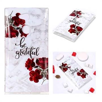 Rose Soft TPU Marble Pattern Phone Case for Sony Xperia L2