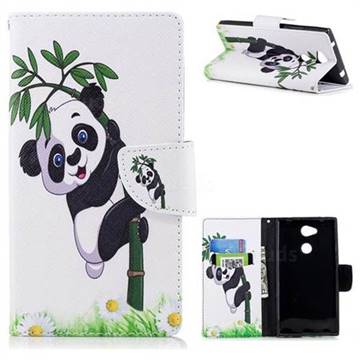 Bamboo Panda Leather Wallet Case for Sony Xperia L2