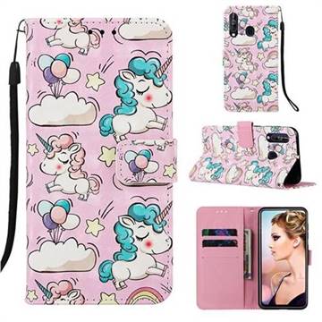 Angel Pony 3D Painted Leather Wallet Case for Sony Xperia L3