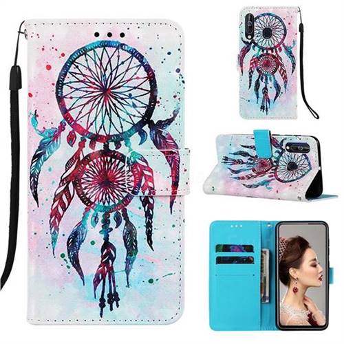 ColorDrops Wind Chimes 3D Painted Leather Wallet Case for Sony Xperia L3