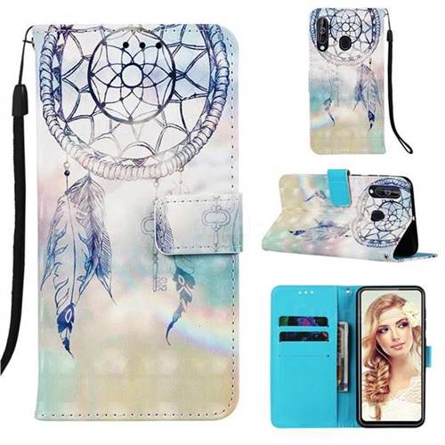 Fantasy Campanula 3D Painted Leather Wallet Case for Sony Xperia L3