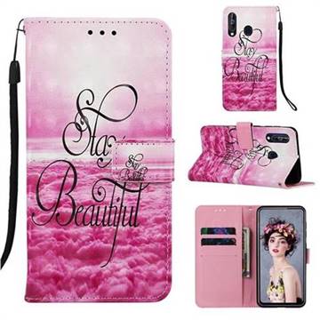 Beautiful 3D Painted Leather Wallet Case for Sony Xperia L3