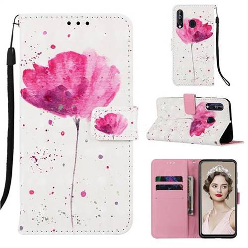 Watercolor 3D Painted Leather Wallet Case for Sony Xperia L3