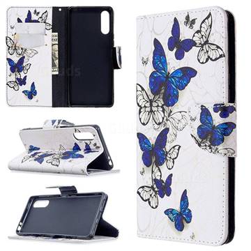 Flying Butterflies Leather Wallet Case for Sony Xperia L4