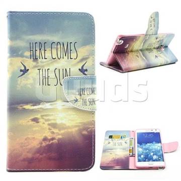 The Sunrise Leather Wallet Case for Samsung Galaxy Note Edge N915 N915V N915A