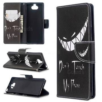 Crooked Grin Leather Wallet Case for Sony Xperia 8