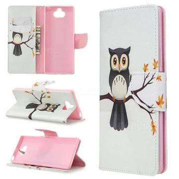Owl on Tree Leather Wallet Case for Sony Xperia 8
