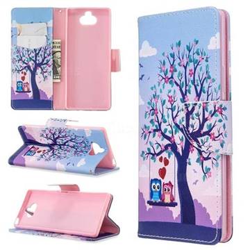 Tree and Owls Leather Wallet Case for Sony Xperia 8
