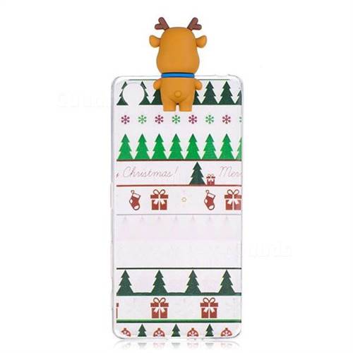 Christmas Socks Soft 3d Climbing Doll Soft Case For Sony Xperia X