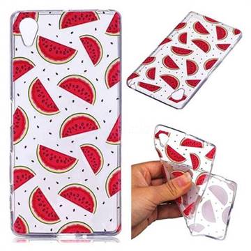 Red Watermelon Super Clear Soft TPU Back Cover for Sony Xperia X