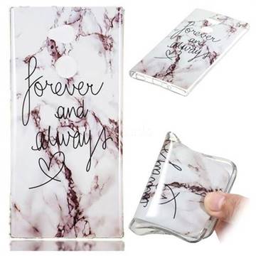 Forever Soft TPU Marble Pattern Phone Case for Sony Xperia XA2