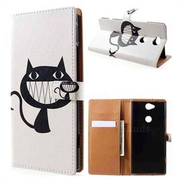 Proud Cat Leather Wallet Case for Sony Xperia XA2 Plus