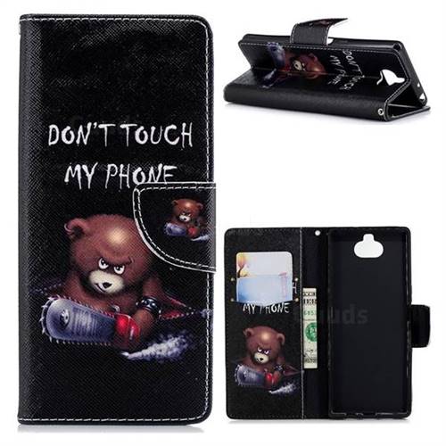 Chainsaw Bear Leather Wallet Case for Sony Xperia 10 / Xperia XA3