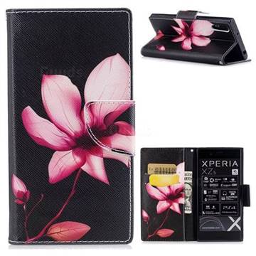 Lotus Flower Leather Wallet Case for Sony Xperia XZ