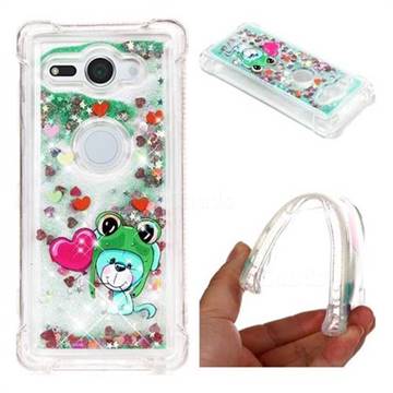 Heart Frog Lion Dynamic Liquid Glitter Sand Quicksand Star TPU Case for Sony Xperia XZ2 Compact