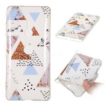 Hill Soft TPU Marble Pattern Phone Case for Sony Xperia XZ3