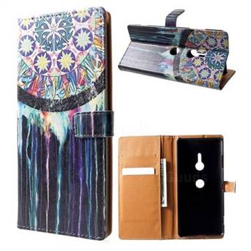 Dream Catcher Leather Wallet Case for Sony Xperia XZ3