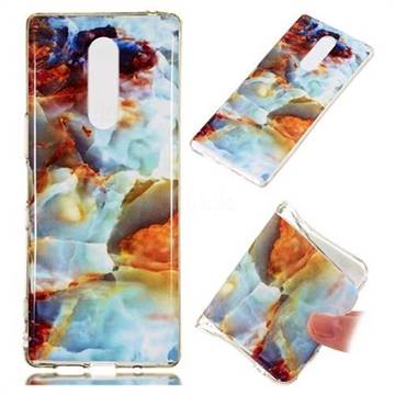 Fire Cloud Soft TPU Marble Pattern Phone Case for Sony Xperia 1 / Xperia XZ4