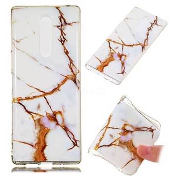 Platinum Soft TPU Marble Pattern Phone Case for Sony Xperia 1 / Xperia XZ4