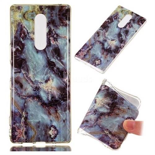 Rock Blue Soft TPU Marble Pattern Case for Sony Xperia 1 / Xperia XZ4