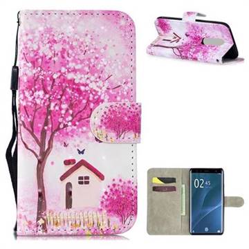 Tree House 3D Painted Leather Wallet Phone Case for Sony Xperia 1 / Xperia XZ4