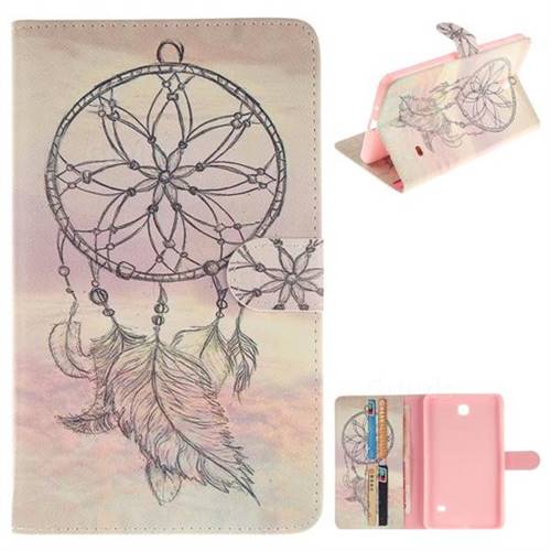 Dream Catcher Painting Tablet Leather Wallet Flip Cover for Samsung Galaxy Tab 4 7.0 T230 T231 T235