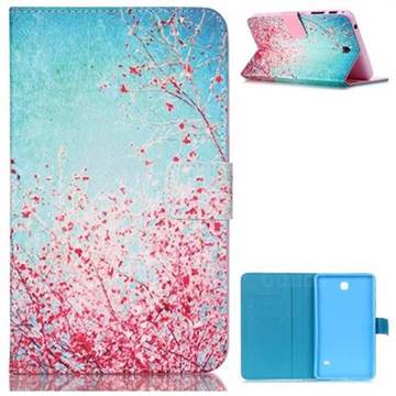 Cherry Blossoms Folio Stand Leather Wallet Case for Samsung Galaxy Tab 4 7.0 T230 T231 T235