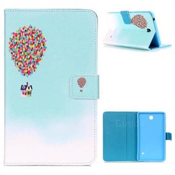 Hot Air Balloon Folio Stand Leather Wallet Case for Samsung Galaxy Tab 4 7.0 T230 T231 T235