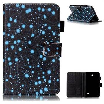 Constellation Folio Stand Leather Wallet Case for Samsung Galaxy Tab 4 7.0 T230 T231 T235