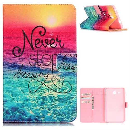 Colorful Dream Catcher Folio Stand Leather Wallet Case for Samsung Galaxy Tab A 7.0 (2016) T280 T285